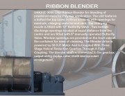 Ribbon Blender Model RB 9000