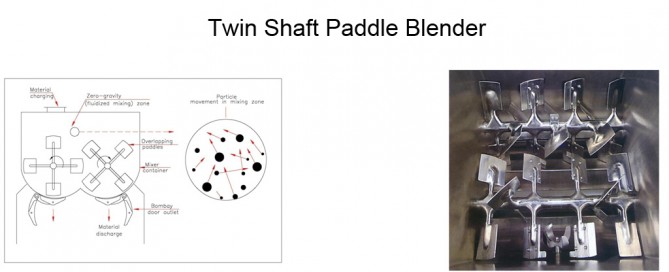 Twin Shaft Paddle Blender